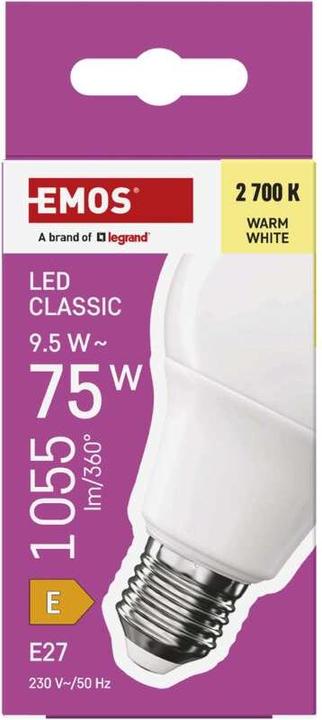 Immagine prodotto Emos Classico (E27, 9.50 W, 1055 lm, 1 x, E)