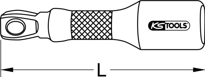 Actual product image KS Tools 1/2" CHROMEplus Tilt Extension