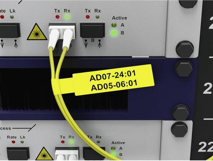 Actual product image Brother P-Touch (2.10 cm, Yellow)
