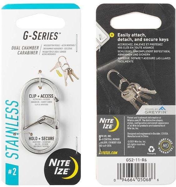 Immagine prodotto Nite Ize Moschettone NiteIze serie G a doppia camera. 2