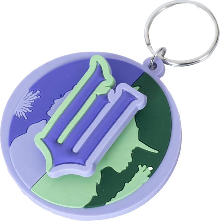 Actual product image Wicked PVC Spinner Keyring