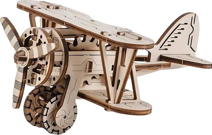 Produktbild WoodenCity Doppeldecker Flugzeug