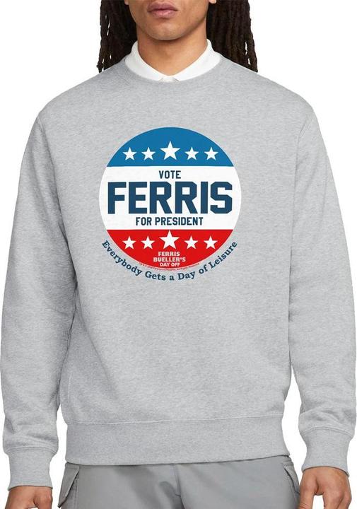 Immagine prodotto Ferris Bueller´s Day Off Ferris Bueller's Day Off Vote Ferris For President Felpa Adulto Unisex (S)