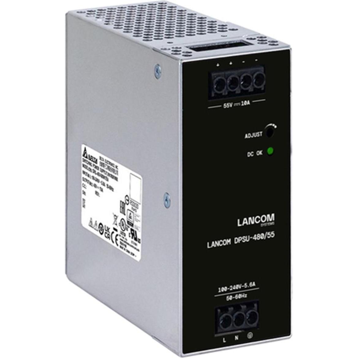Lancom Systems SPSU-920 (480 W), Alimentatore PC, Argento, Nero