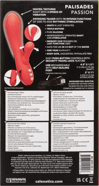 Produktbild CalExotics Rabbitvibrator "Palisades Passion"
