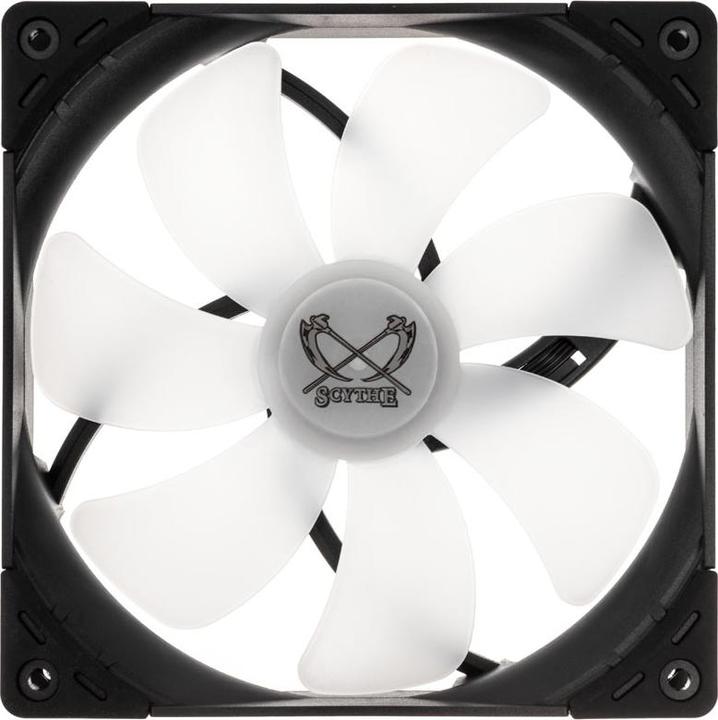 Actual product image Scythe Kaze Flex 140 Square PWM fan, RGB, 300 - 1,800rpm (140 mm, 1 x)