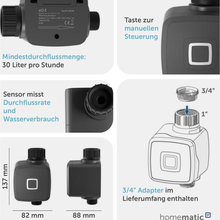 Produktbild Homematic IP Bewässerungsaktor