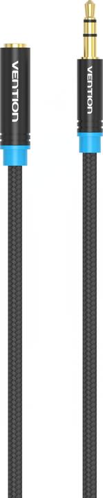 Immagine prodotto Vention Prolunga audio intrecciata da 3,5 mm da 1 m VAB-B06-B100-M Nero (1 m)