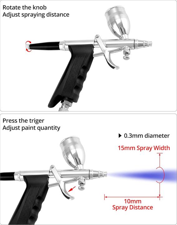 Image du produit Qwork WD10618 Kit aérographe