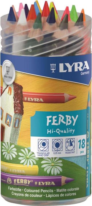 Immagine prodotto Lyra Set di matite colorate FERBY (Multicolore, 18 x)
