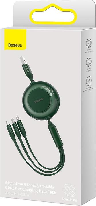 Immagine prodotto Baseus 3in1 (1.10 m, USB 3.0, 15 W)