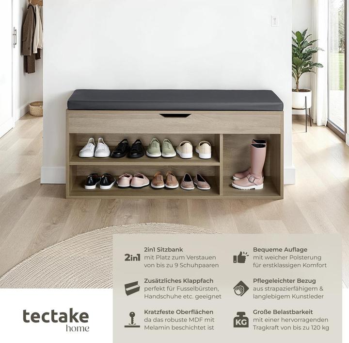 Produktbild tectake Madeline (104 x 30 x 49 cm)