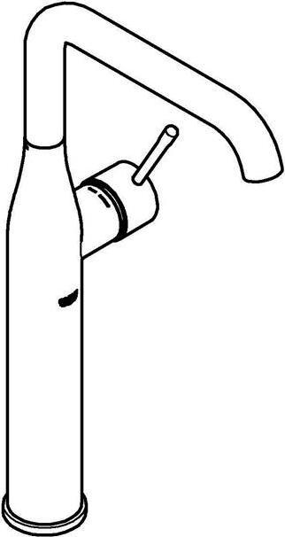 Produktbild Grohe Einhand-Waschtischbatterie ESSENCE XL-Size cool sunrise