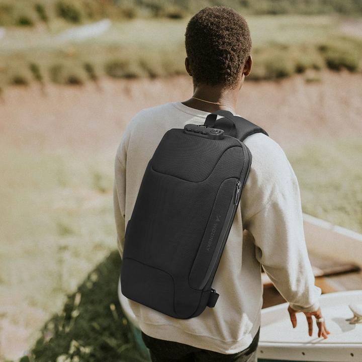 Immagine prodotto Wozinsky Crossbody Backpack with USB Port - Black