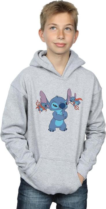 Image du produit Disney - Sweat à capuche LILO AND STITCH LITTLE DEVILS - Garçon (140, 146)