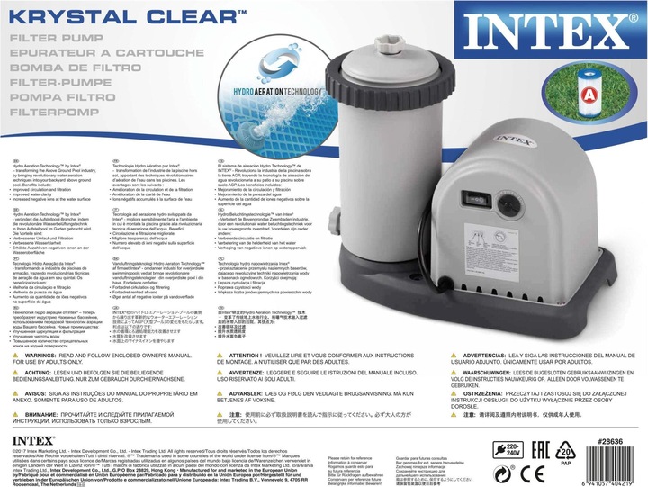 Actual product image Intex Optimo 636T