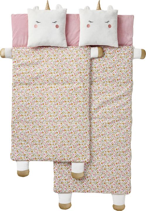 Image du produit Vertbaudet Kinder Schlafsack-Set mit Kissen TIERE