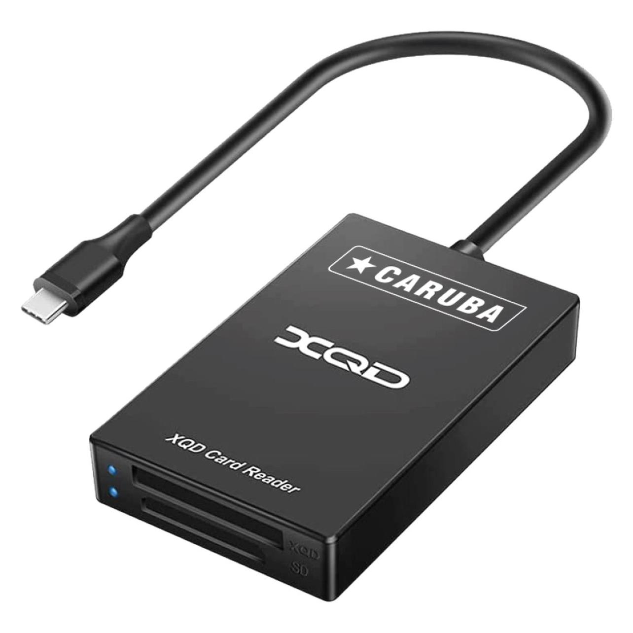 Caruba 2 In 1 Kartenleser Xqd + Sd Usb C (Usb-C), Speicherkartenlesegerät, Schwarz