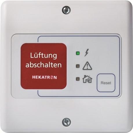 Actual product image Hekatron Ventilation smoke control panel LRZ Basis