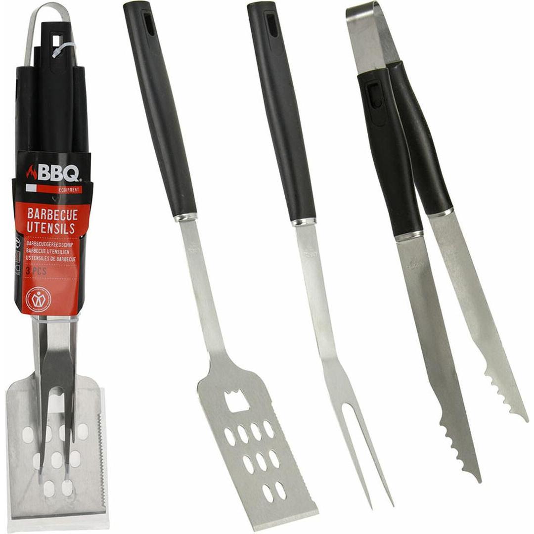 Bbq Collection, Posateria Bbq, Accessori Da Bbq Nero 3 Pezzi
