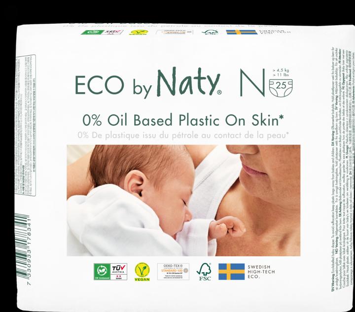 Produktbild Naty Biowindel (Gr. 0, Tragepack, 25 Stück)