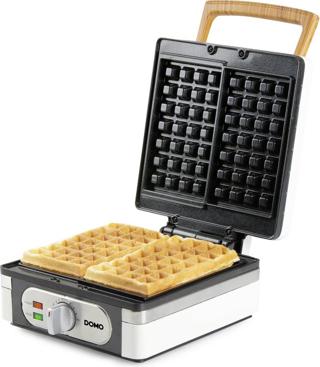 Produktbild Domo WAFFELEISEN – POWDER WHITE Waffeleisen Weiss