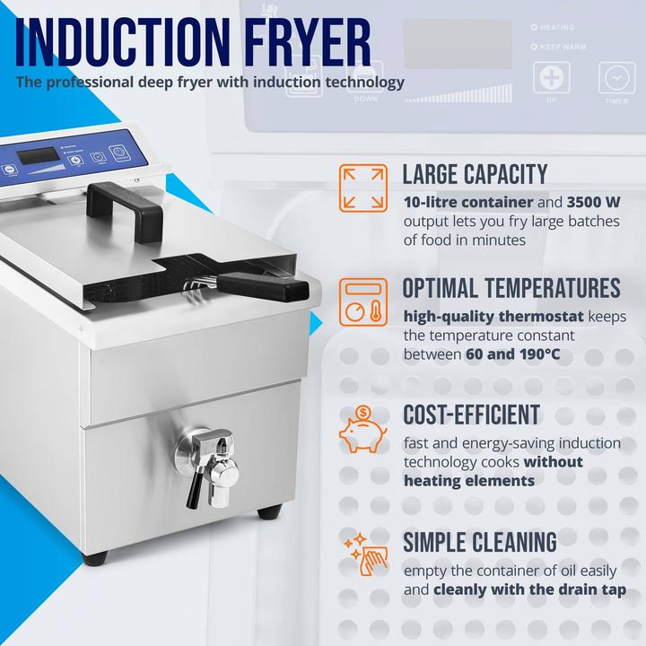 Produktbild Royal Catering Induktionsfritteuse