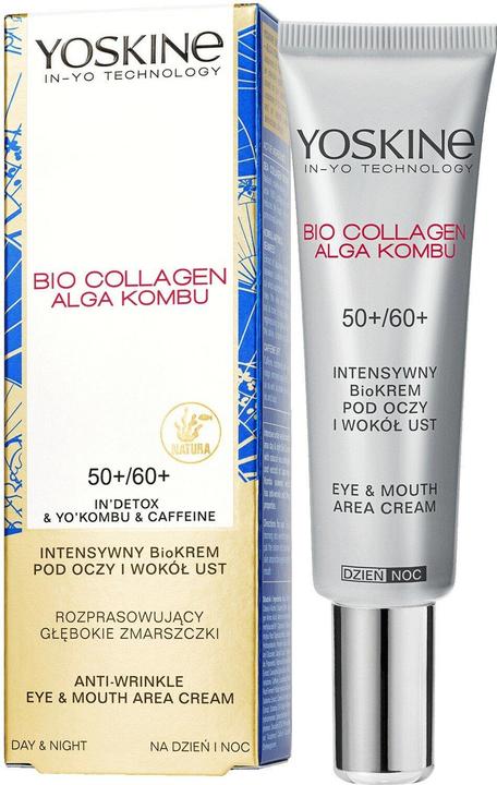 Yoskine Bio Collagen 50+/60+ (Augenpflege Crème, 15 ml, Tag + Nacht)