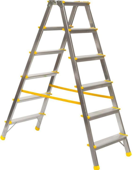 Puag Doppelstufenleiter 2 x 6 Stufen (Gerüst, 137 cm)
