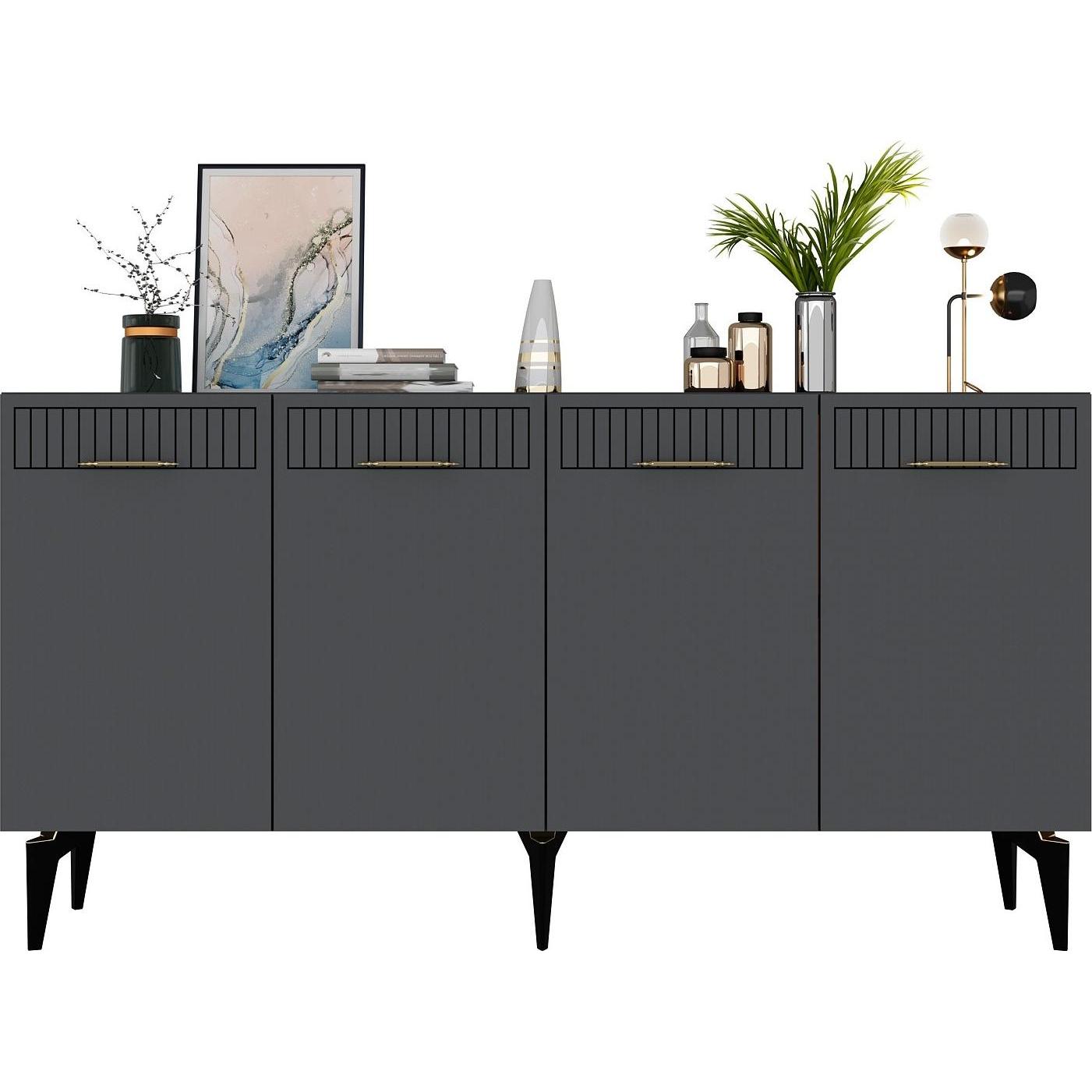 Kalune Design, Kommode + Sideboard, Alvin (150 x 80 x 40 cm)