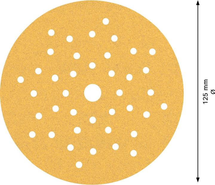 Produktbild Bosch Professional Zubehör EXPERT C470 Schleifpapier Mehrloch für Exzenterschleifer, 125 mm, G 100, 5-tlg. (100)