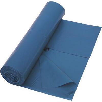 Deiss Kunststoffsack 120l Premium 700x1100mm 82my blau (Pack mit 25 St), Abfallsack, Blau
