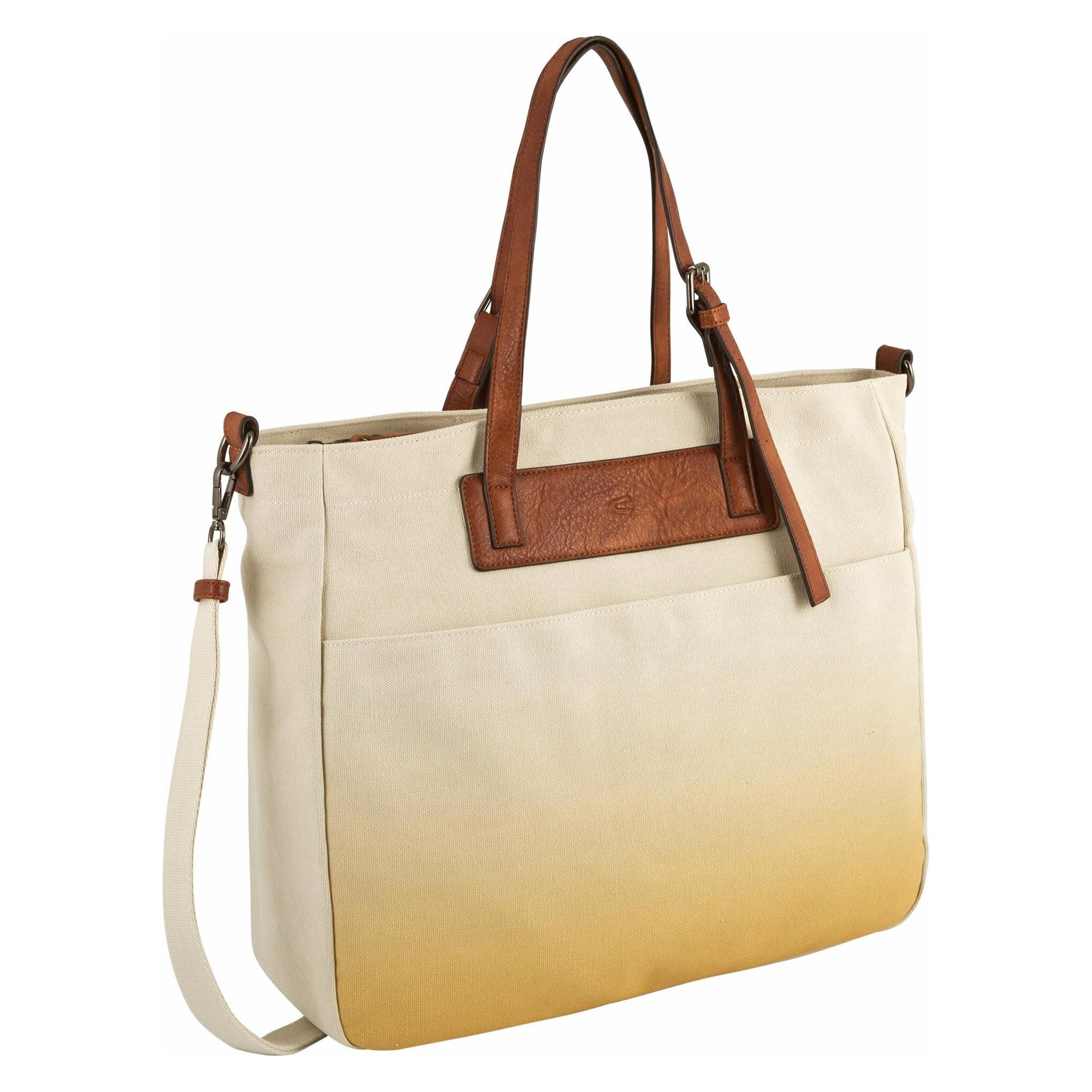 Camel Active, Damen, Tasche, Shopper Mit Reissverschluss, Beige, (30 l)