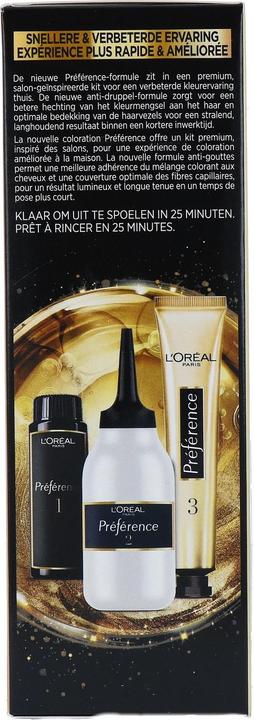 Actual product image L'Oréal Paris Loreal Preference 03 Brazilia Dark Brown (03 Brazilia dark brown)