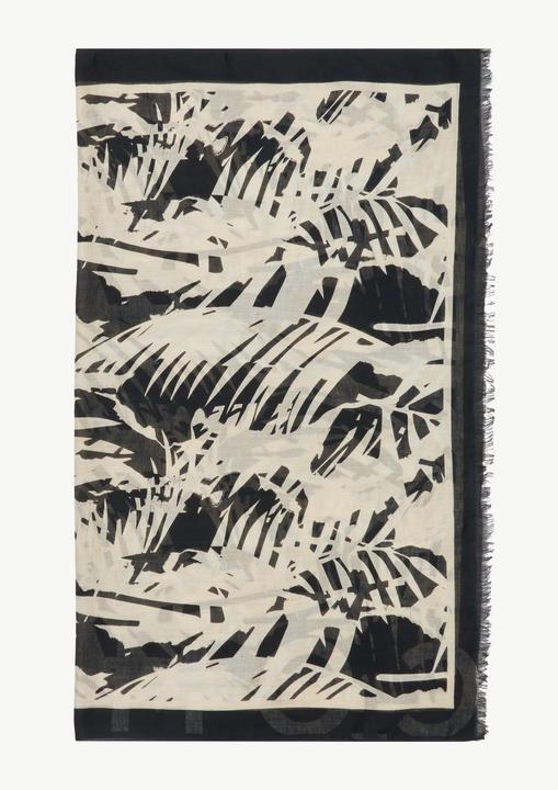 Image du produit Comma Tuch Schal mit floralem Muster aus Modalmix