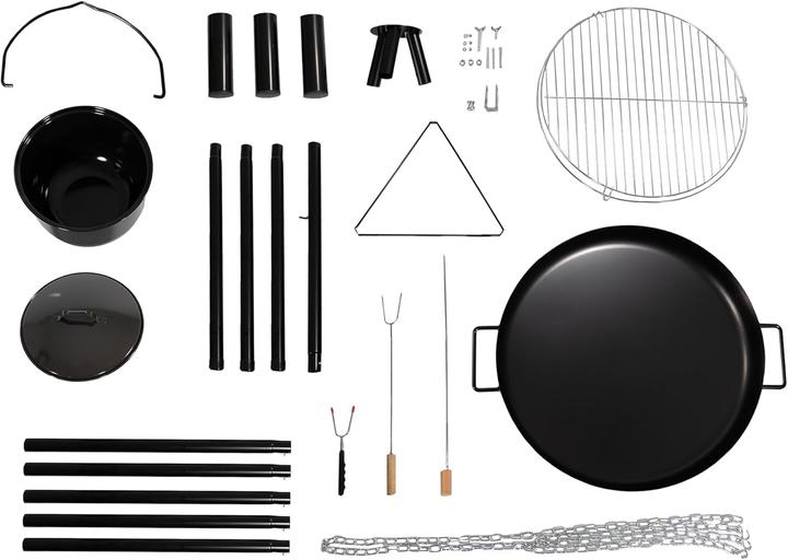 Immagine prodotto Nativ Feuerschale mit Schwenkgrill