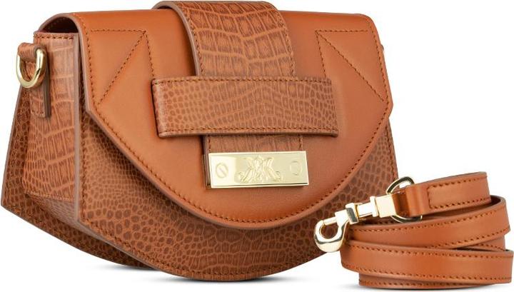 Actual product image Kilesa ICON shoulder bag small - Color Viola e Rossa