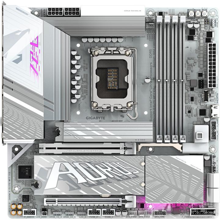 Produktbild Gigabyte Z890M AORUS Elite WIFI7 ICE (LGA 1851, Intel Z890, ATX)