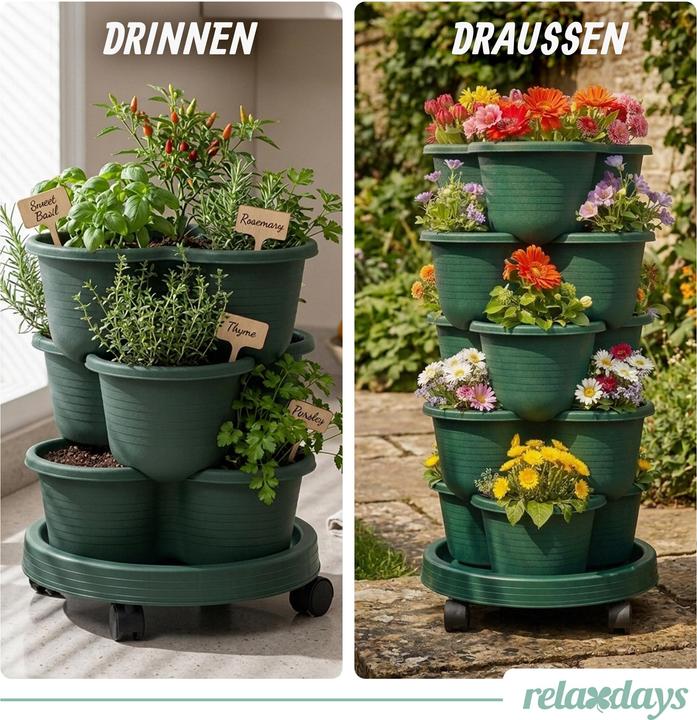 Actual product image Relaxdays PlantTower