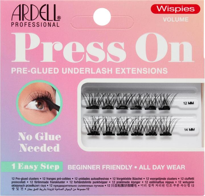 Actual product image Ardell Press On Wispies Volume 12 Stk (Artificial eyelashes)