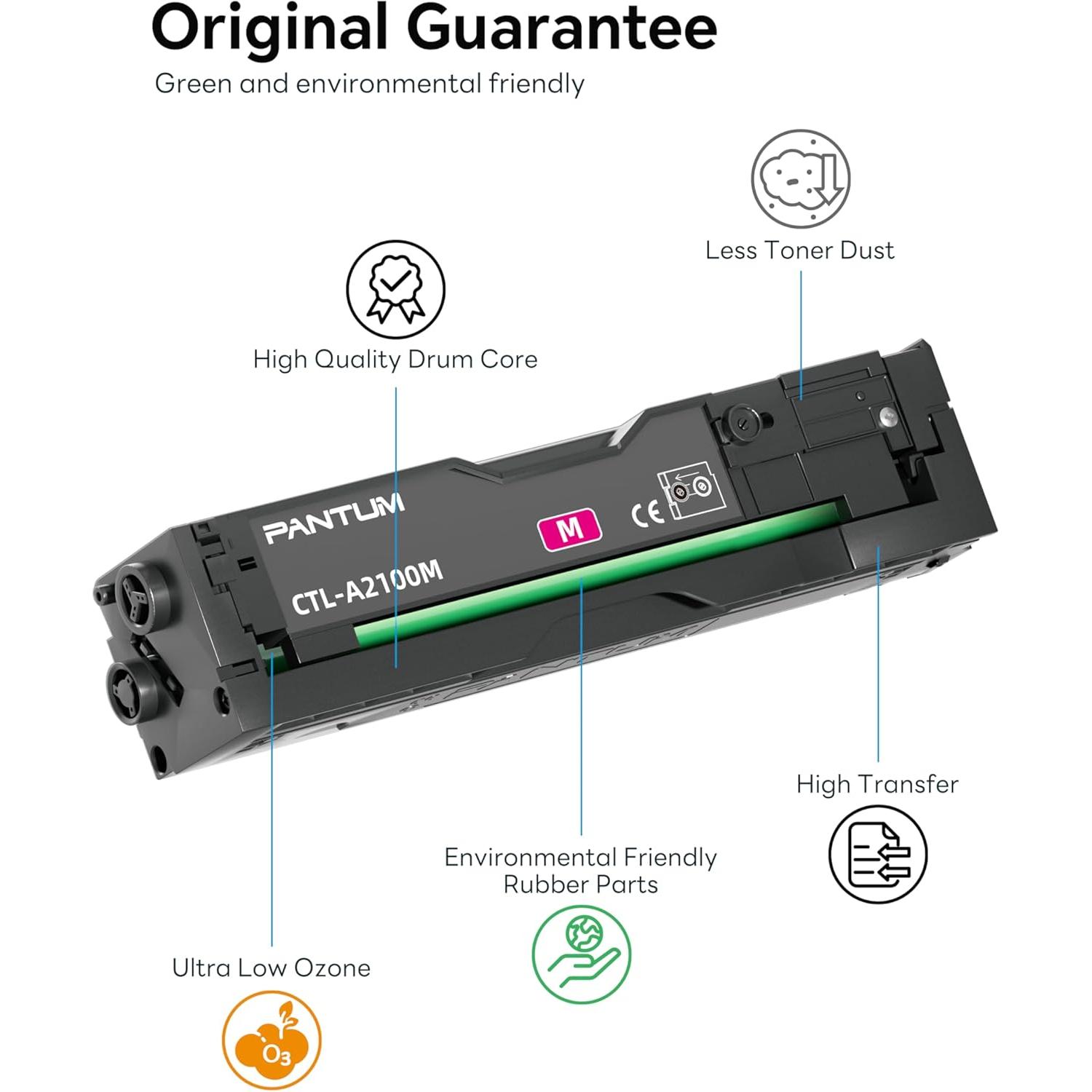 Pantum, Toner, TONER CTL-A2100M MAGENTA PER CM2100ADW 1000PG TONER+DRUM