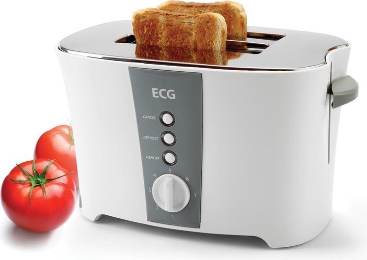 Produktbild ECG ST 818 Toaster 2 Scheibe(n), Edelstahl