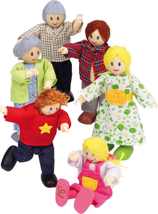Produktbild Hape Puppenfamilie helle Hautfarbe