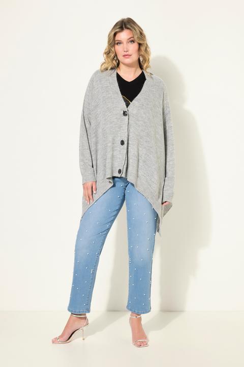 Produktbild Miamoda Strickjacke, Cape-Look, Knopfleiste, Langarm (50, 52)