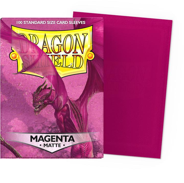 Actual product image Arcane Tinman ART11026 - Matte - Magenta (100) Card Sleeves