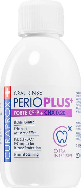 Curaprox PerioPlus + Forte Mouthwash (Oral Rinse) 200 ml (200 ml, Mundspülung)