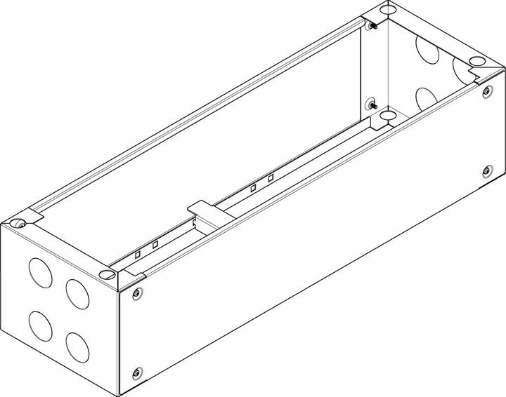Produktbild ABN UF320 Standsockel RAL7022 B/H/T 840/200/280mm