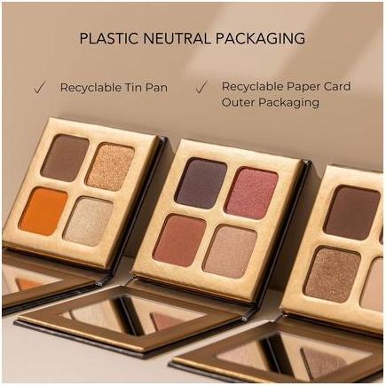 Inika Organic Palette ombretti minerali puri lucenti ad alta pigmentazione e lunga durata (Pure Mineral Shimmer)