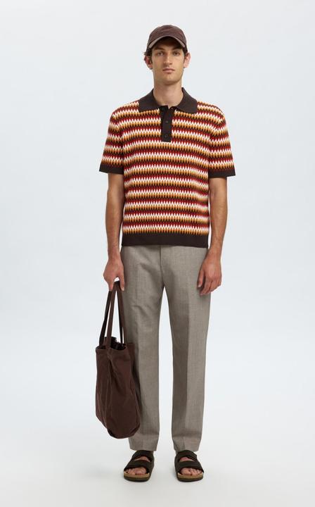 Image du produit Selected Homme Kurzärmeliges Polohemd aus Strick (XL)