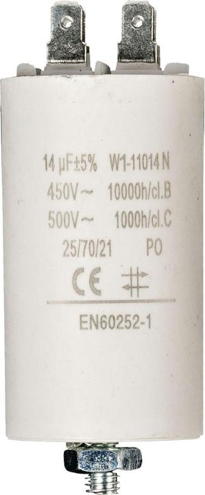 Magni Fixapart 11014 Anlaufkondensator Betriebskondensator 14uF 14µF mit STECKER (Motorkondensator)